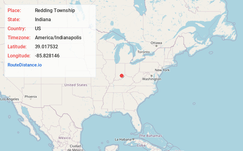 Map of Redding Township