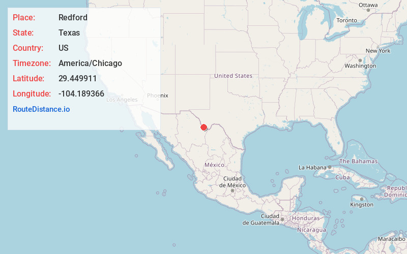 Map of Redford