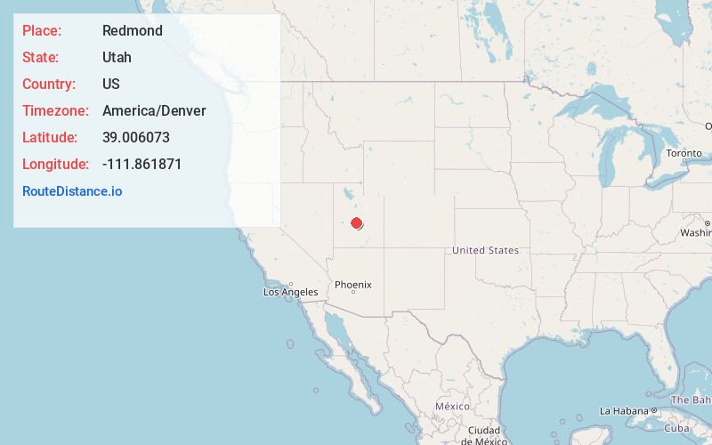 Map of Redmond