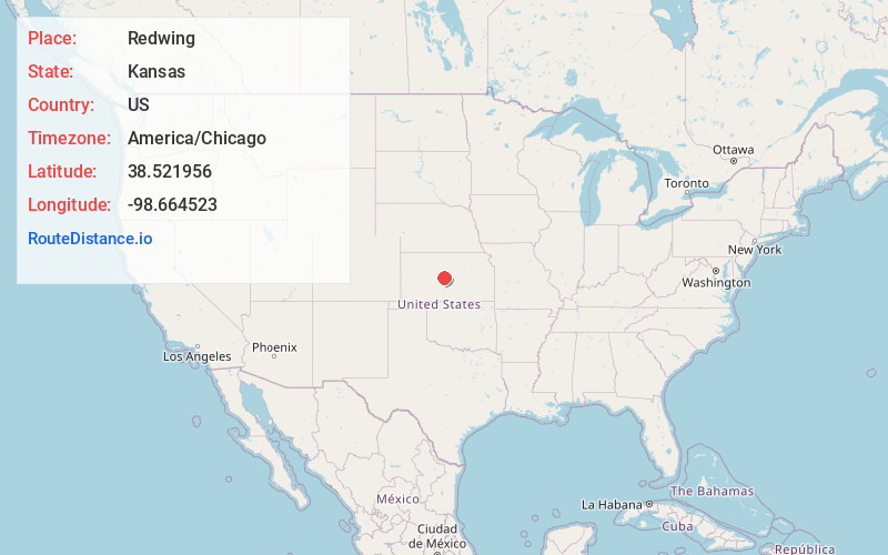 Map of Redwing