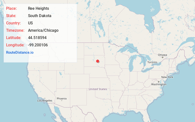 Map of Ree Heights