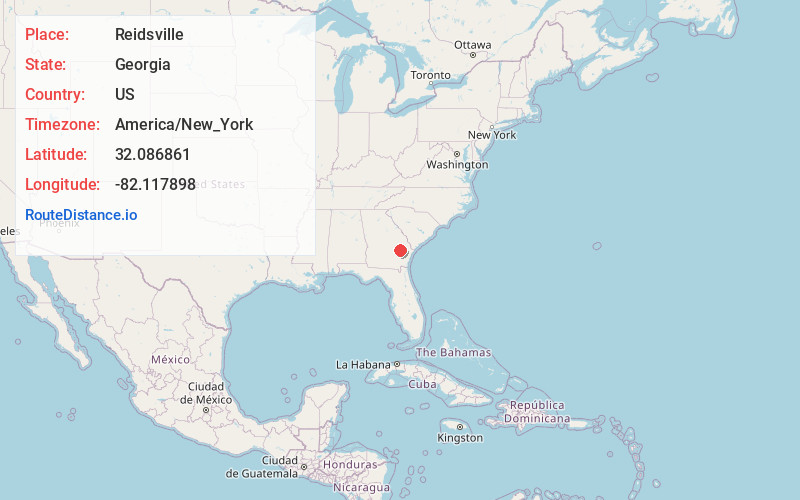 Map of Reidsville