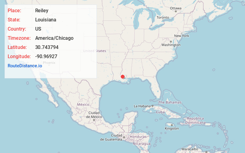 Map of Reiley