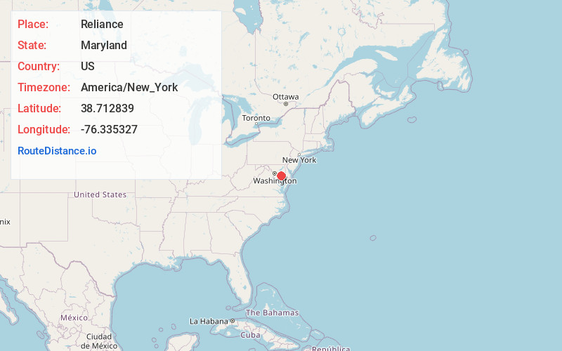 Map of Reliance