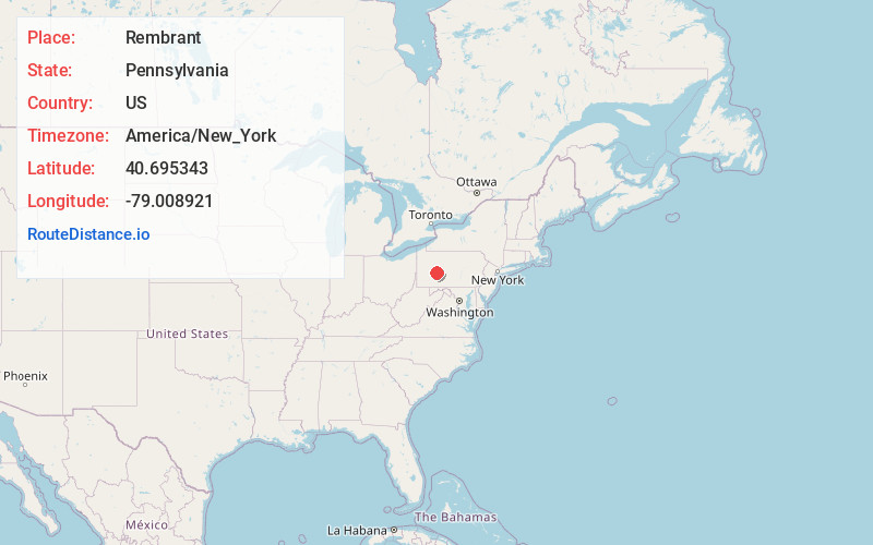 Map of Rembrant