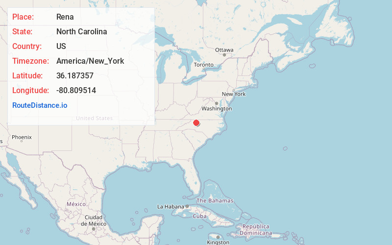 Map of Rena