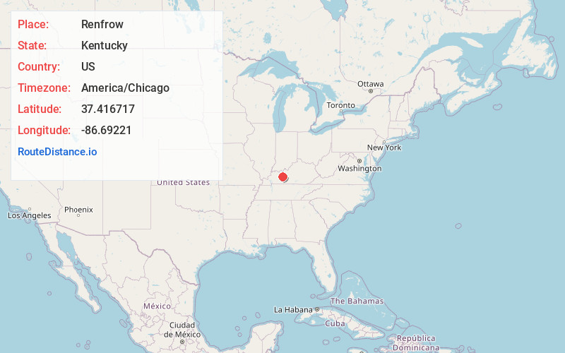 Map of Renfrow