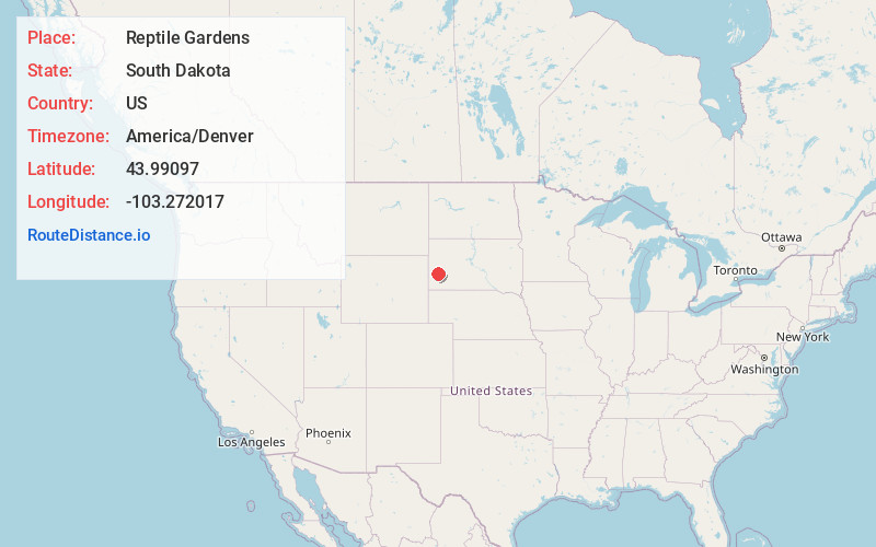 Map of Reptile Gardens