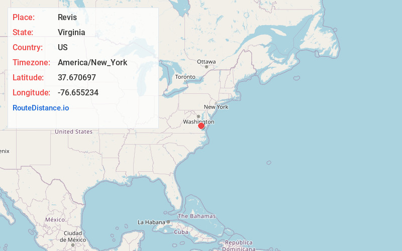Map of Revis