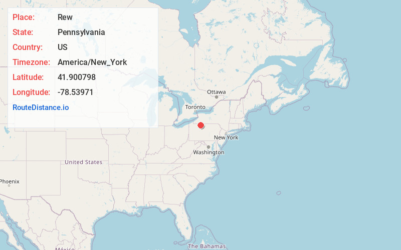 Map of Rew