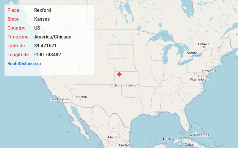 Map of Rexford