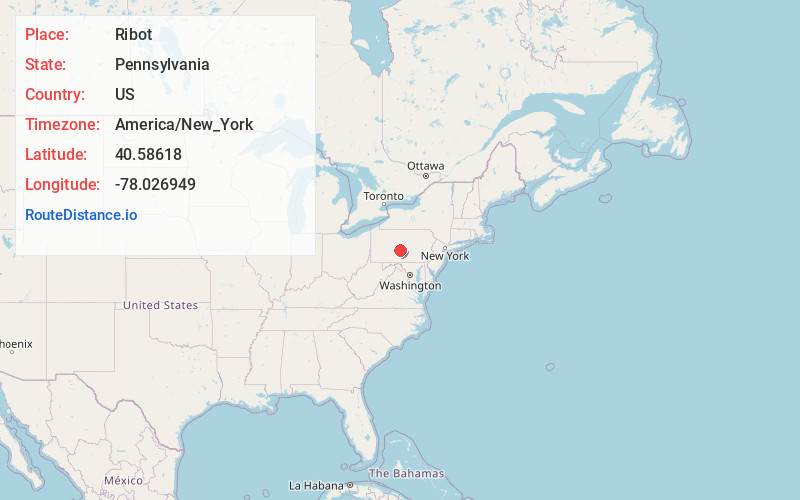 Map of Ribot