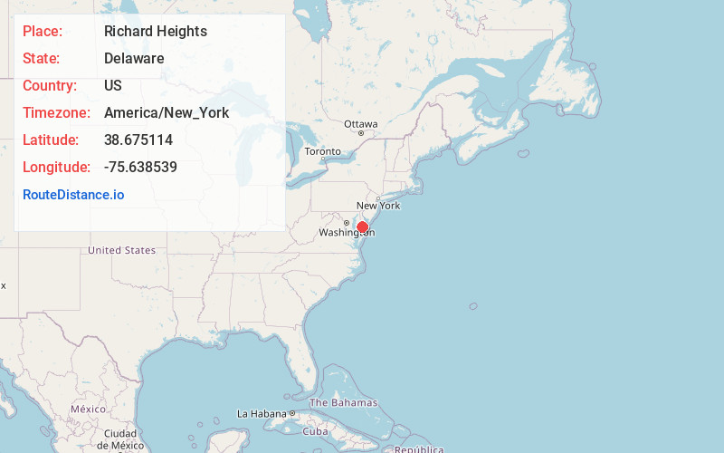 Map of Richard Heights