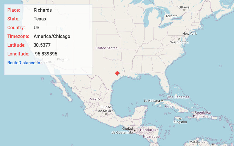 Map of Richards