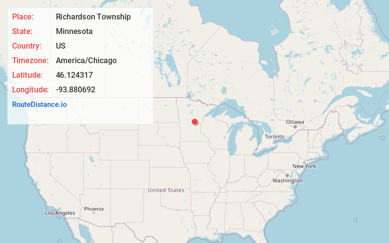 Map of Richardson Township