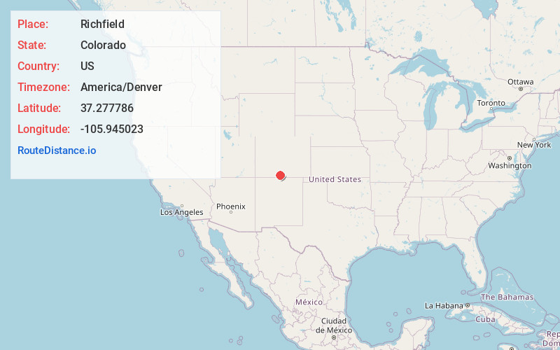 Map of Richfield
