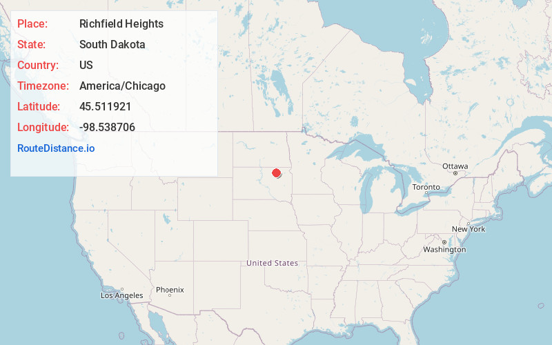 Map of Richfield Heights