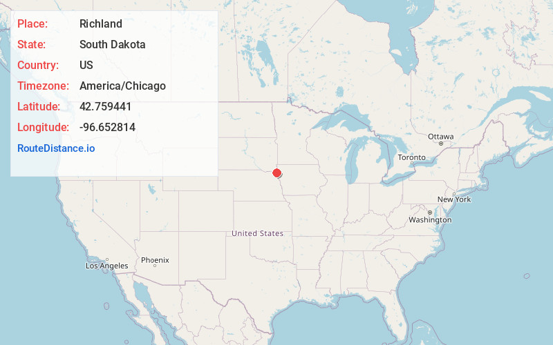 Map of Richland