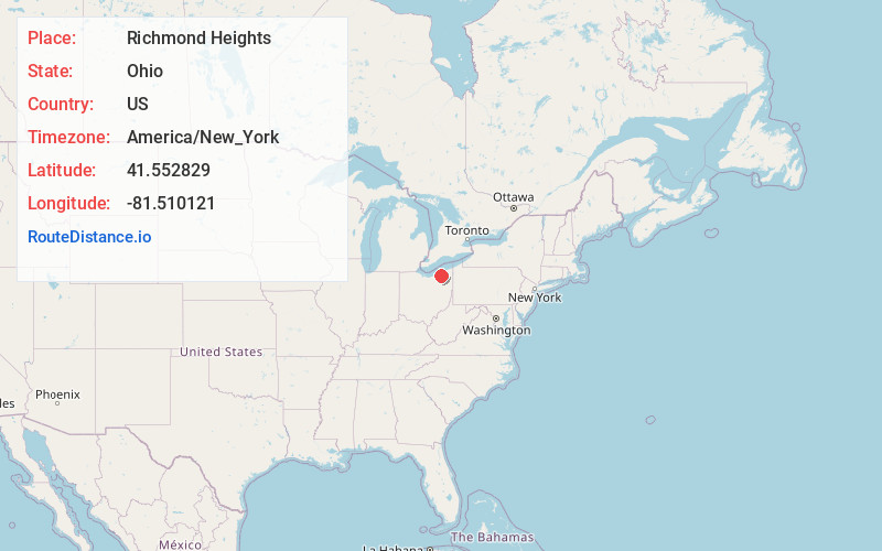 Map of Richmond Heights