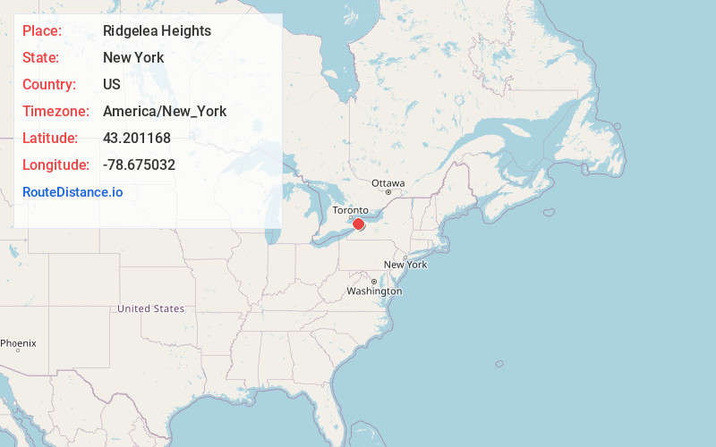 Map of Ridgelea Heights