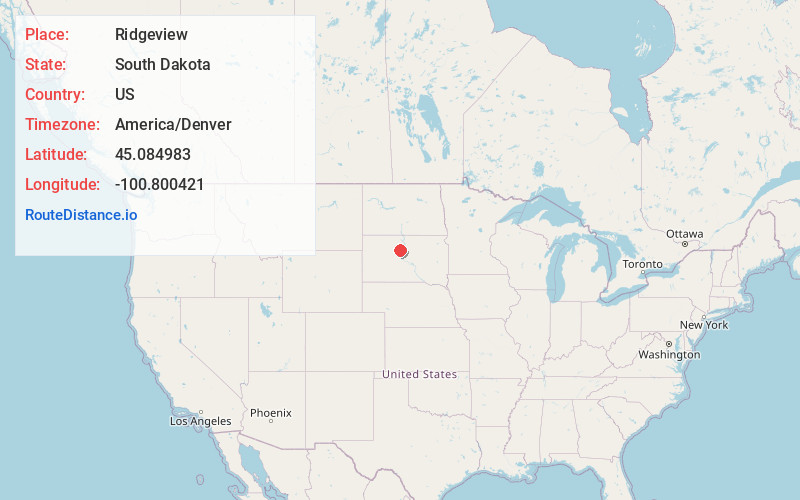 Map of Ridgeview