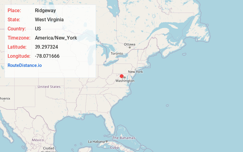 Map of Ridgeway