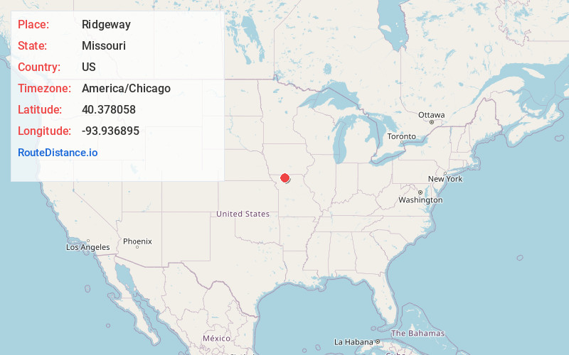 Map of Ridgeway