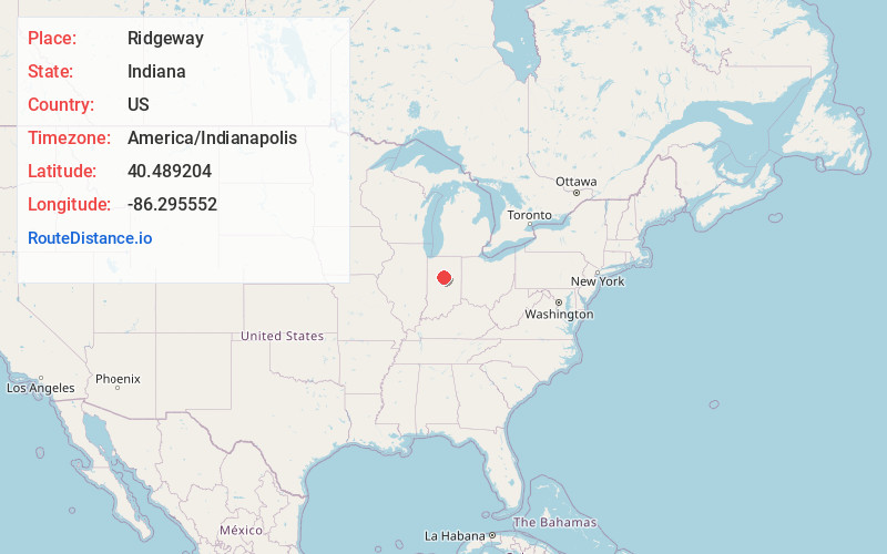 Map of Ridgeway