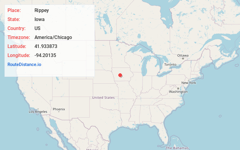 Map of Rippey