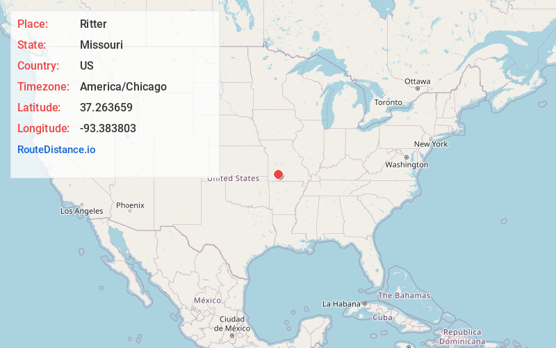 Map of Ritter