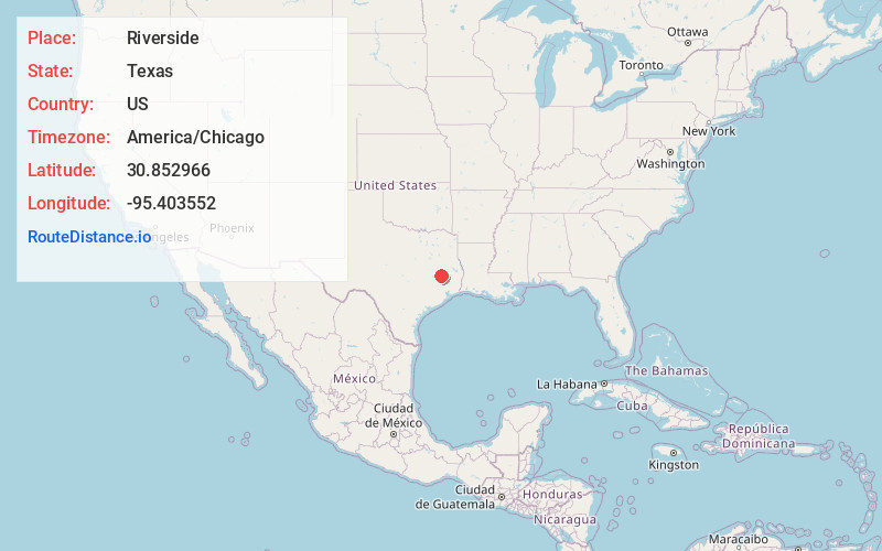 Map of Riverside