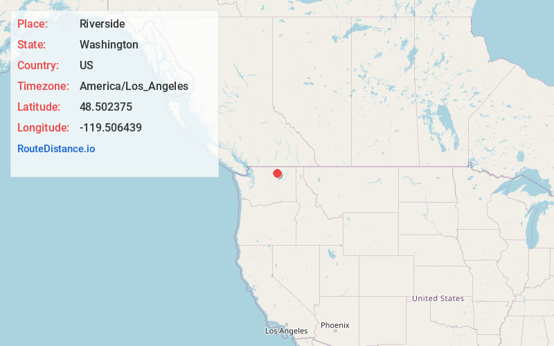 Map of Riverside