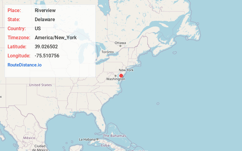 Map of Riverview
