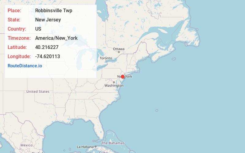 Map of Robbinsville Twp