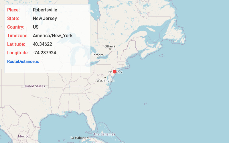 Map of Robertsville
