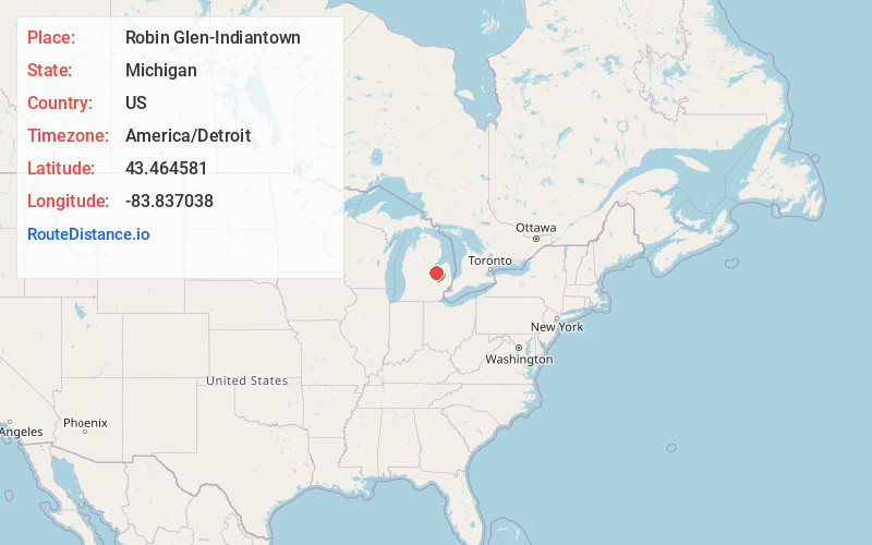 Map of Robin Glen-Indiantown