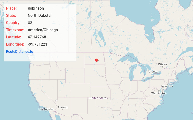 Map of Robinson