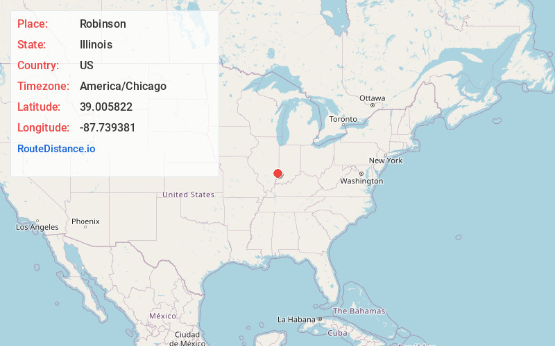 Map of Robinson