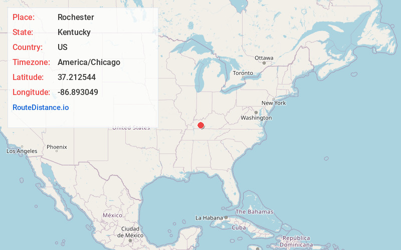 Map of Rochester
