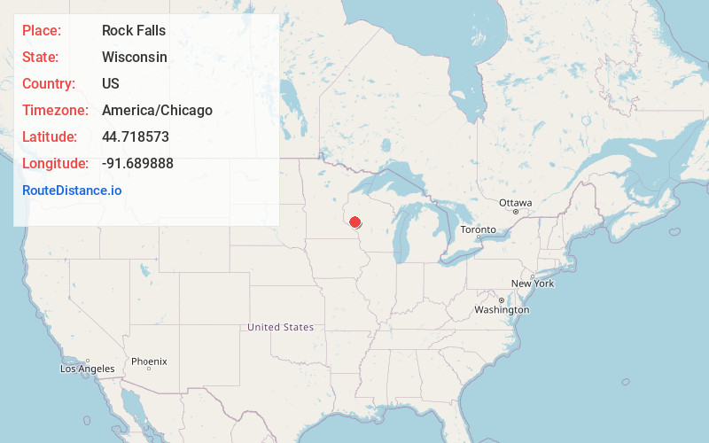 Map of Rock Falls