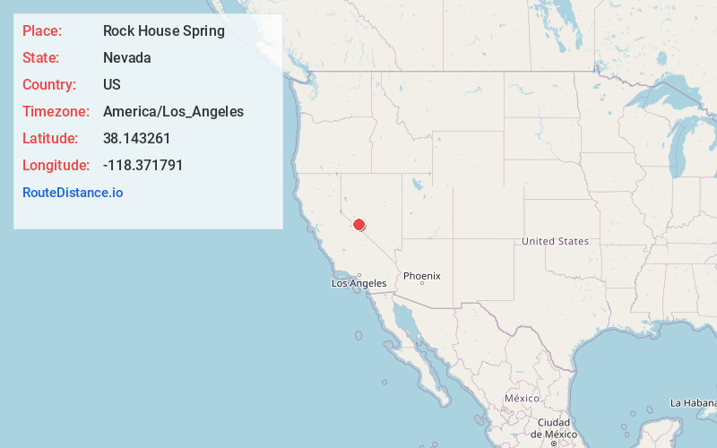 Map of Rock House Spring