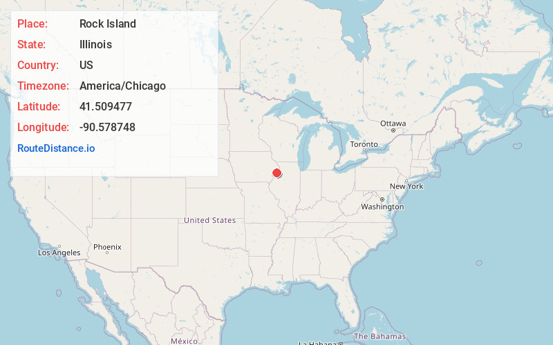 Map of Rock Island