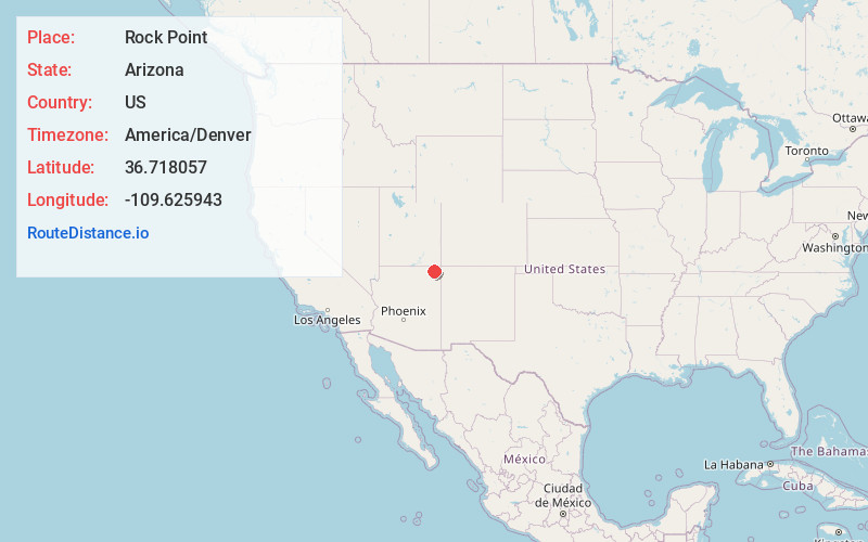 Map of Rock Point