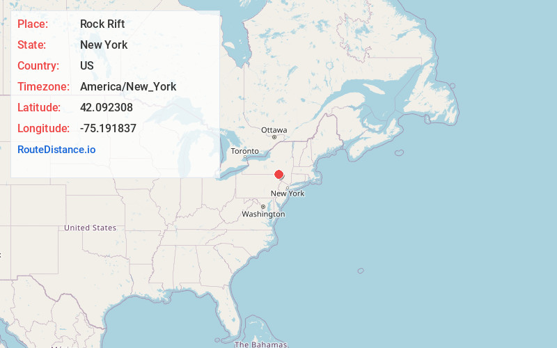 Map of Rock Rift