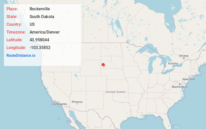 Map of Rockerville
