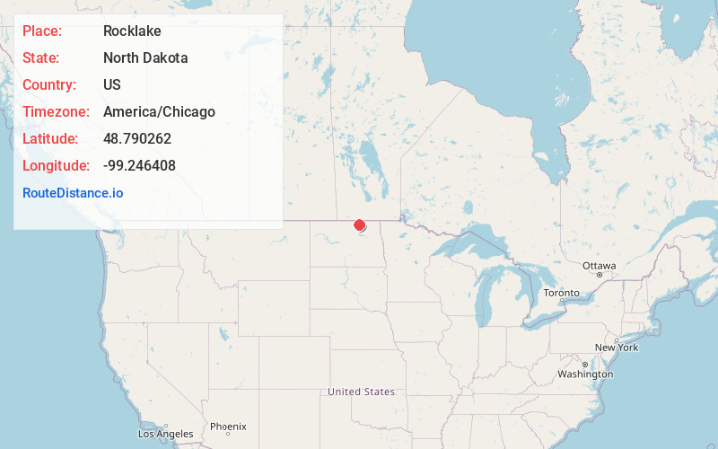 Map of Rocklake