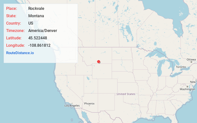 Map of Rockvale