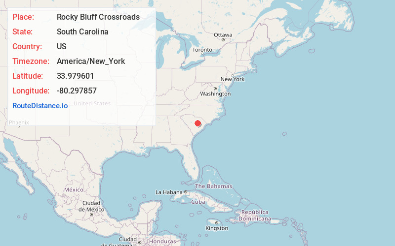 Map of Rocky Bluff Crossroads