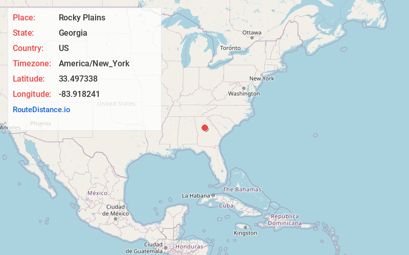 Map of Rocky Plains