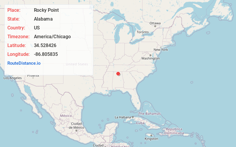Map of Rocky Point